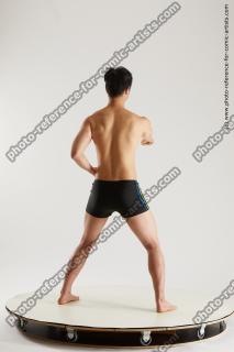 asian man taekwondo poses lan 10b